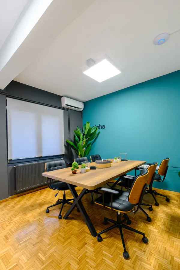 Workshop space equipped for training and courses