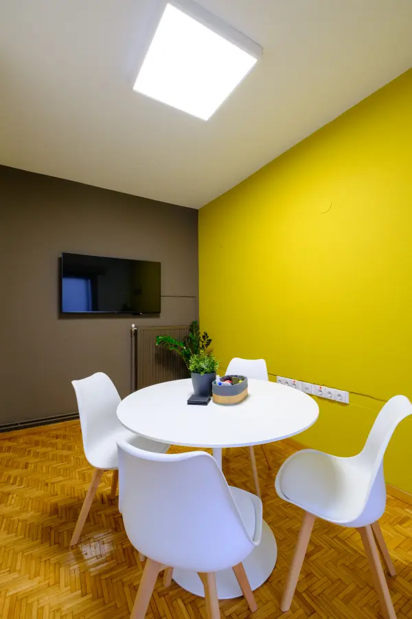Beta room — private meeting and interview space