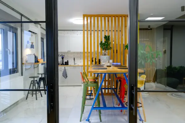 Community lounge seating at Fiftyone Space Drama